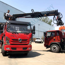 Hot Sale 5 ton Mini Mounted Crane Truck With Low Fuel Consumption Pickup Truck Crane